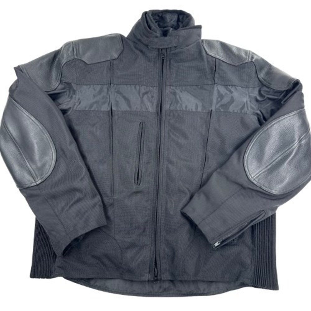 Milwaukee Motorcycle Clothing Riding Jacket WOMENS Black Full Zip Biker SIZE XL